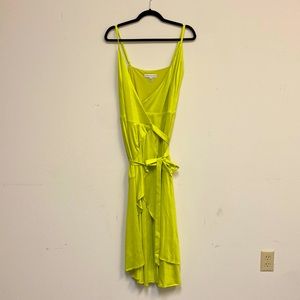 Dress the population slip dress sundaze yellow size M